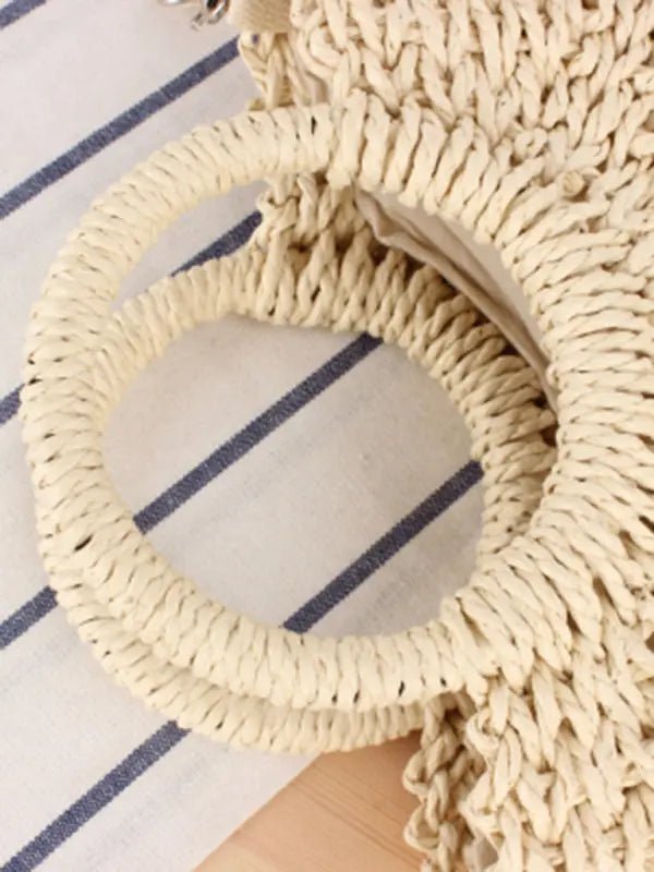 Half Moon - Hand Woven Bag - Celeste    