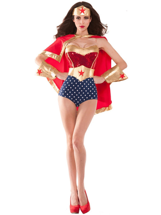 Women's Superwoman Halloween Costume for October