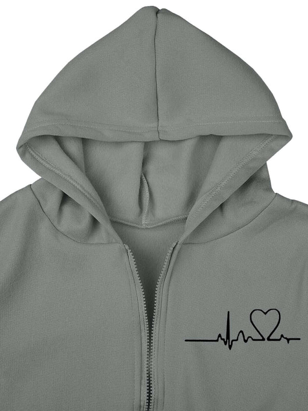 Conjunto deportivo informal de dos piezas para mujer 