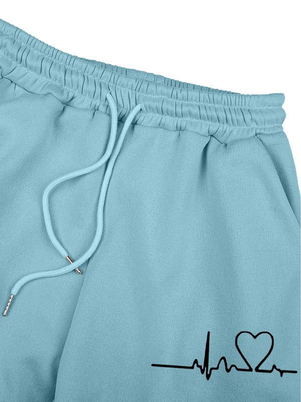 Conjunto deportivo informal de dos piezas para mujer 