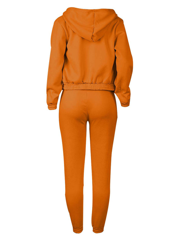 Conjunto deportivo informal de dos piezas para mujer 