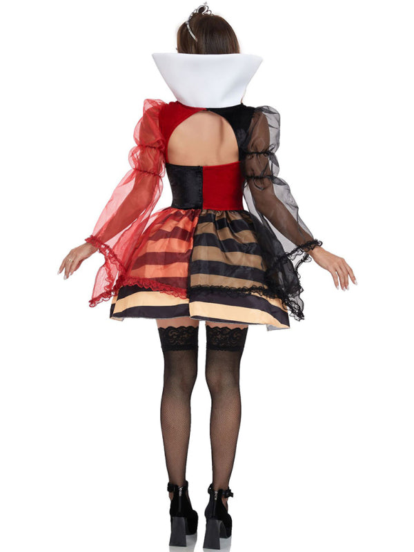 Halloween role play sexy Snow-White Queen of Hearts costume