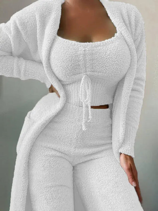 Libertas - 3-piece Luxe PJ Set - Celeste    