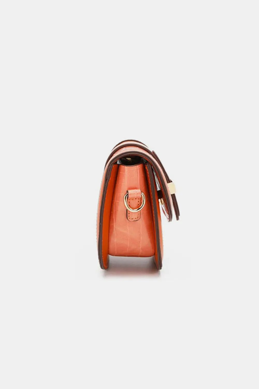 Nicole Lee USA Croc Embossed Crossbody Bag - Celeste    
