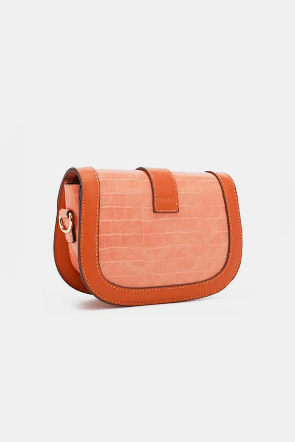 Nicole Lee USA Croc Embossed Crossbody Bag - Celeste    