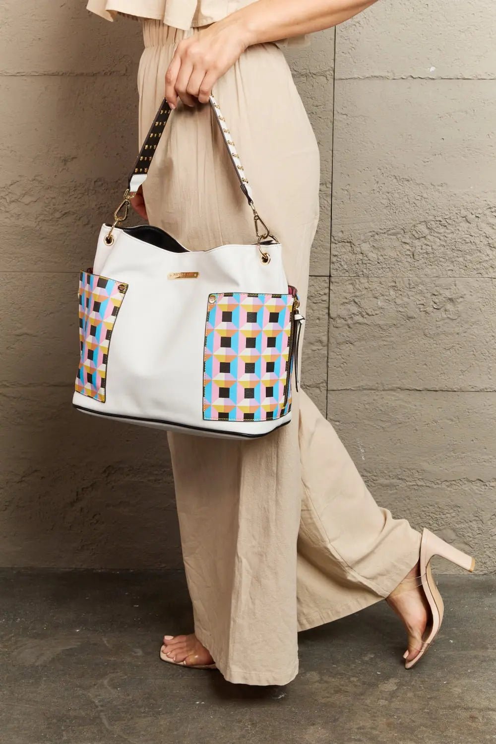 Nicole Lee USA Quihn 3-Piece Handbag Set - Celeste    