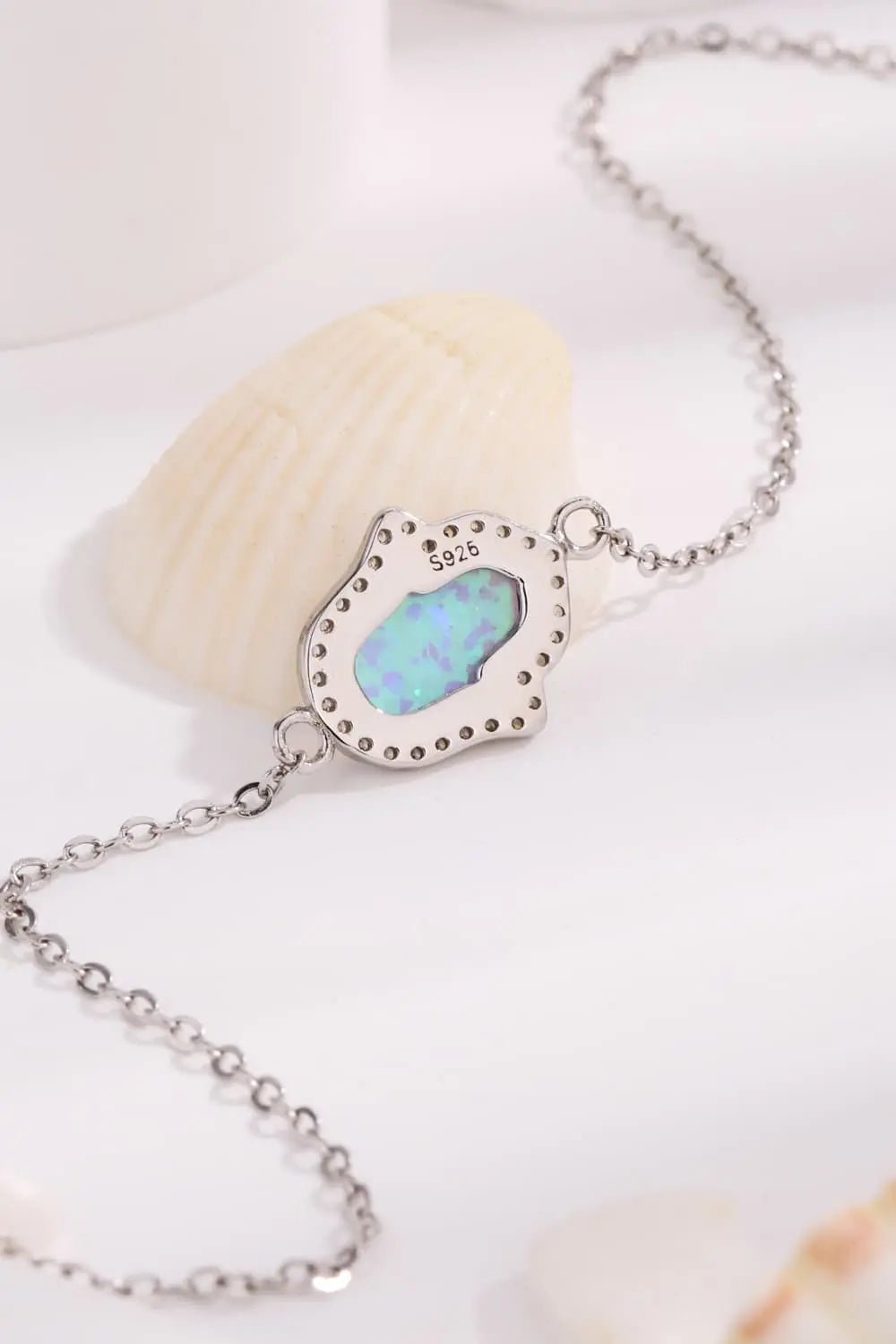 Opal 925 Sterling Silver Bracelet - Celeste    