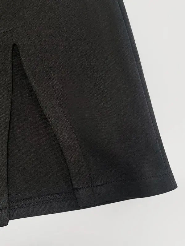 Persephone - High Waist Split Pants - Celeste    