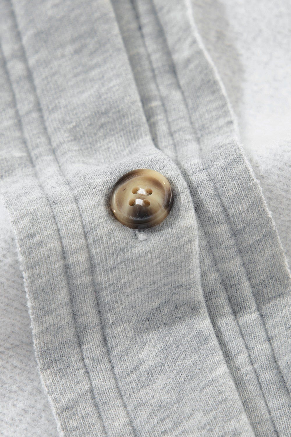 Pocketed Button Up Collared Neck Vest - Celeste    