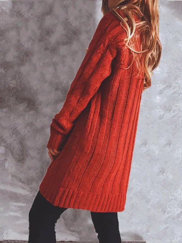 Purple Button-Down Cardigan Sweater - Celeste    