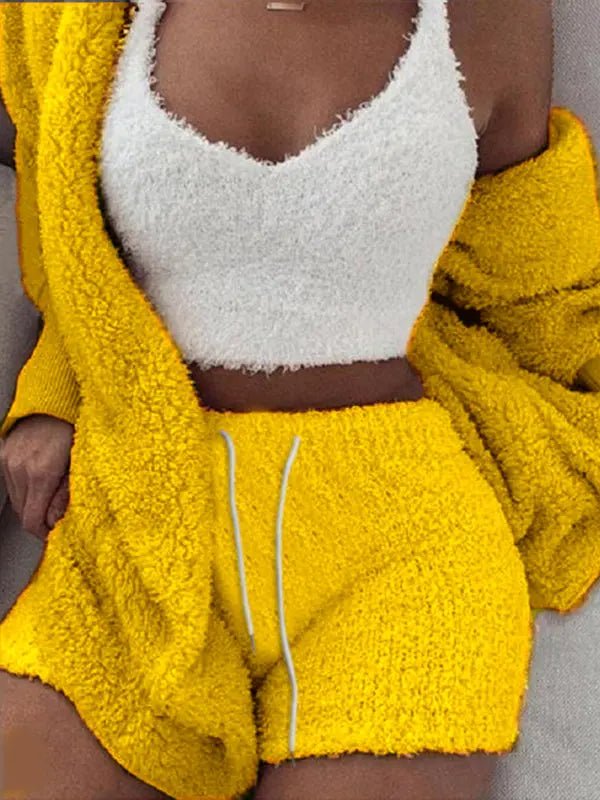 Salacia - 3-piece Pajama Set - Celeste    