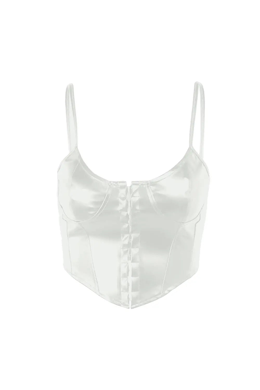 Scoop Neck Spaghetti Strap Cami - Celeste    