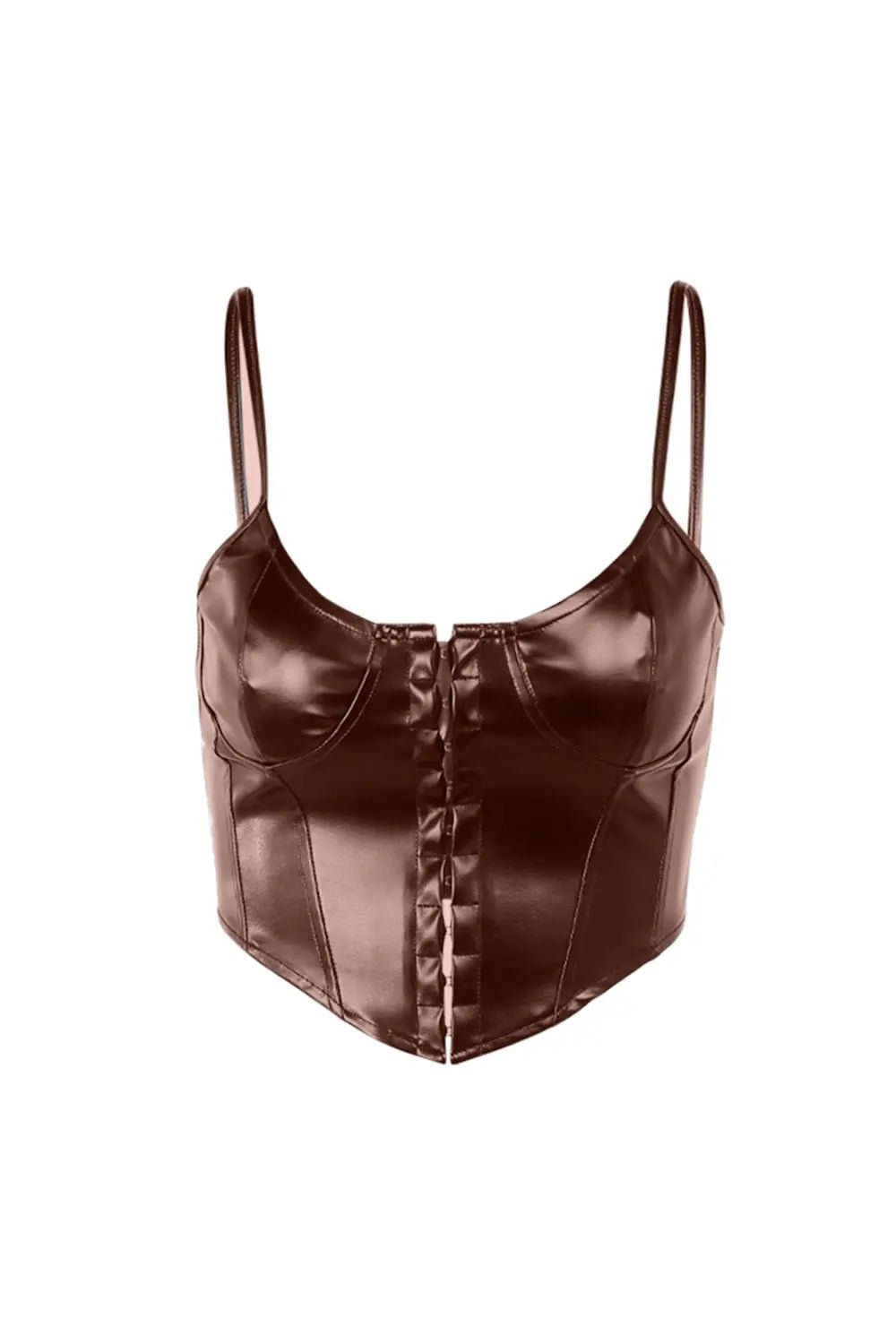 Scoop Neck Spaghetti Strap Cami - Celeste    