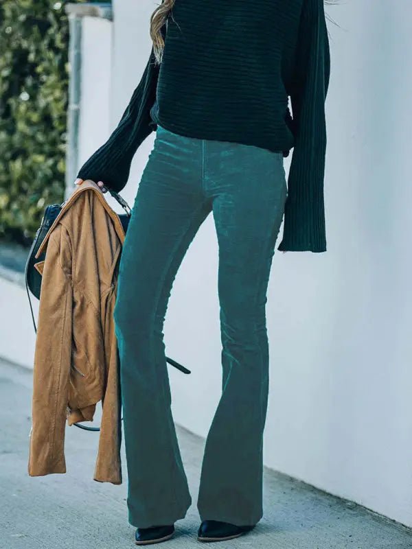 Seraphina - Corduroy Pants - Celeste    