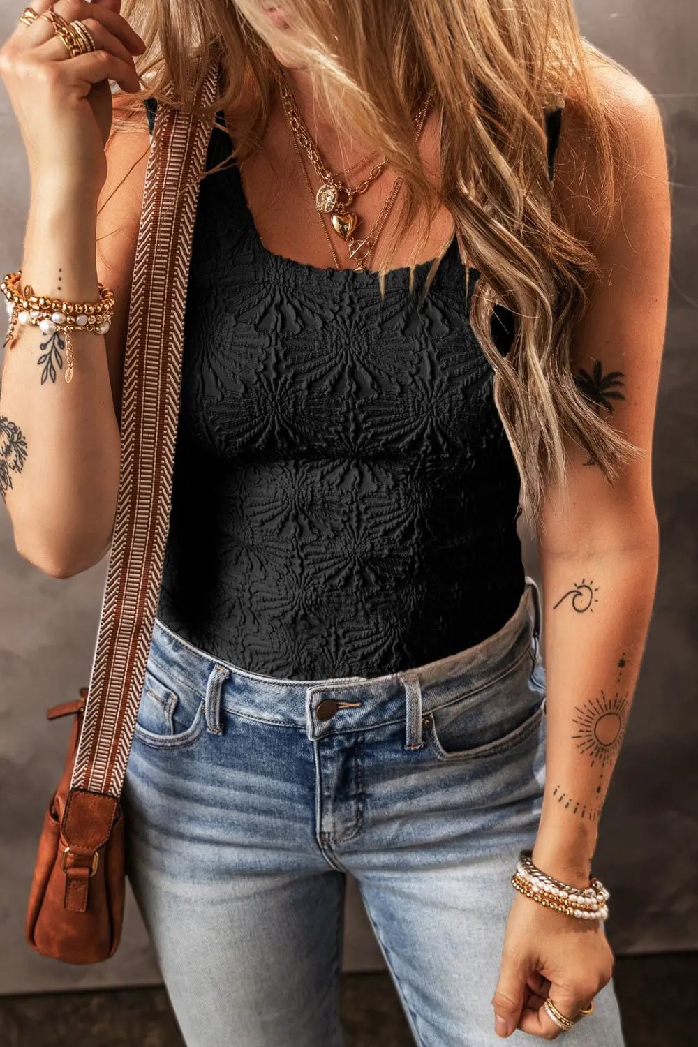 Square Neck Wide Strap TankSquare Neck Wide Strap Tank