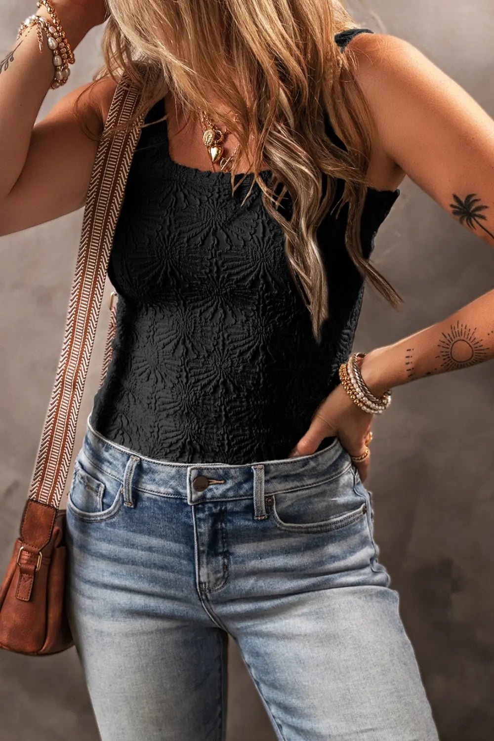 Square Neck Wide Strap TankSquare Neck Wide Strap Tank