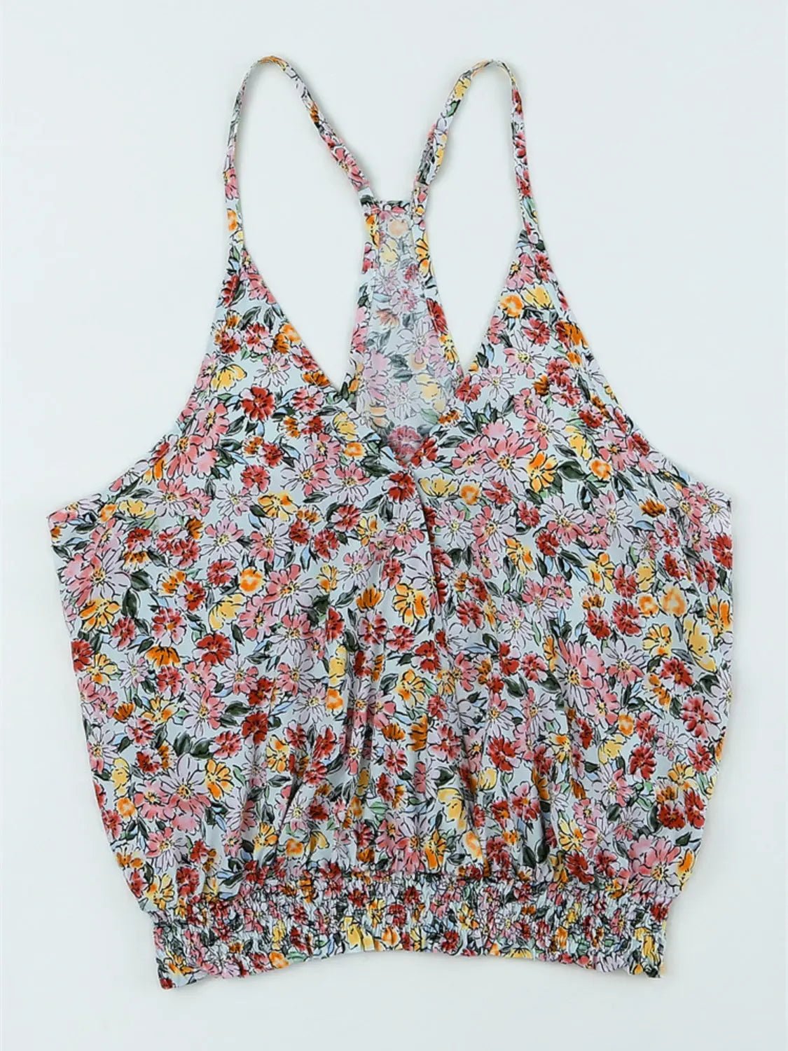 Surplice Floral Cami - Celeste    