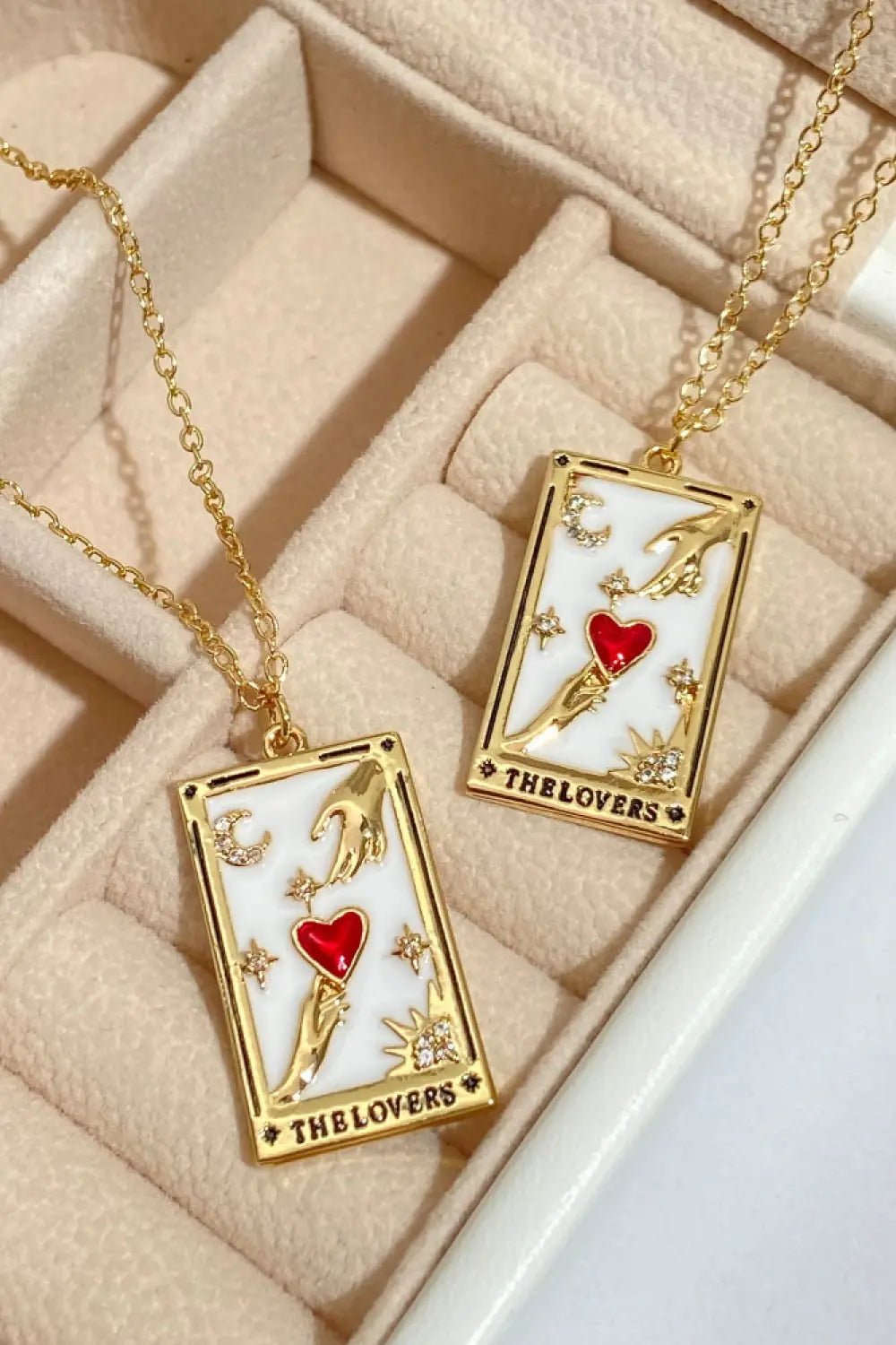 Tarot Card Pendant Stainless Steel Necklace - Celeste    