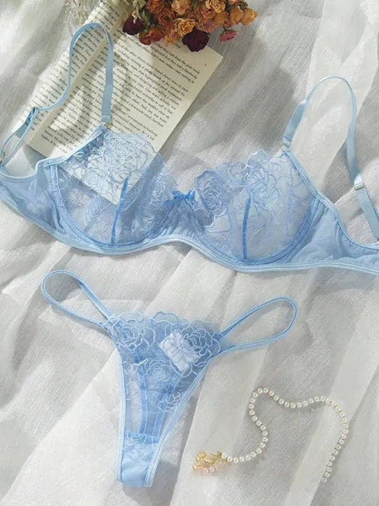 Temptation - Underwear Set - Celeste    
