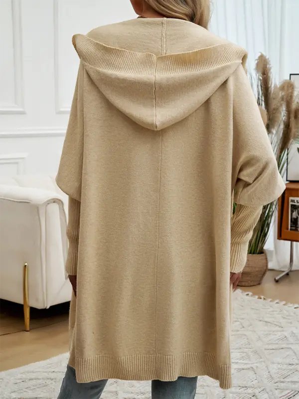 Too Casual - Long Button Down Cardigan - Celeste    