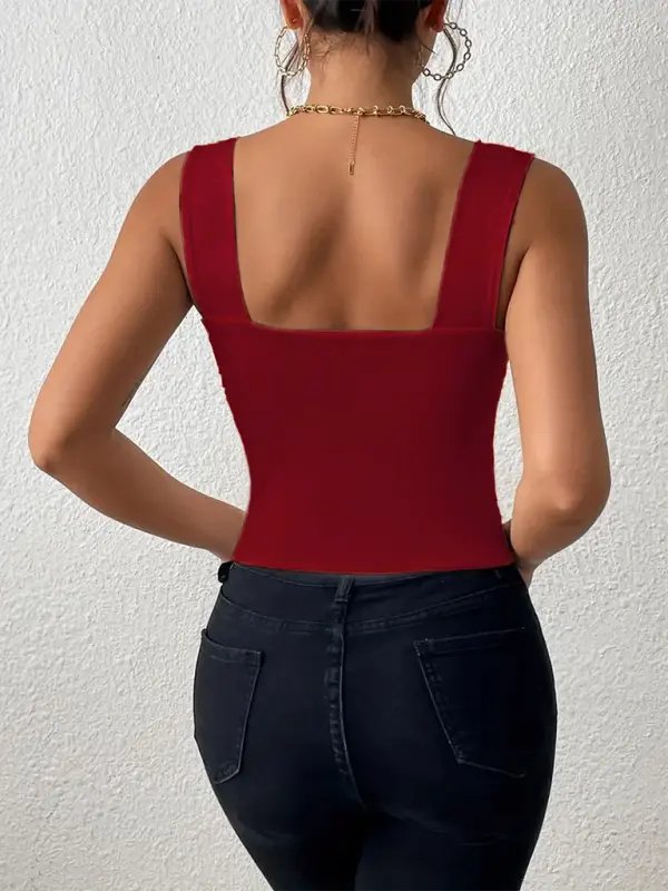 Too Hot - Cropped Tank - Celeste    