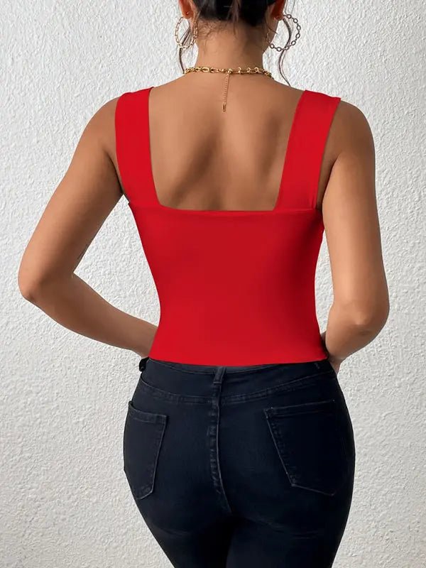 Too Hot - Cropped Tank - Celeste    