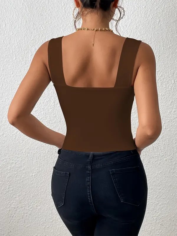 Too Hot - Cropped Tank - Celeste    