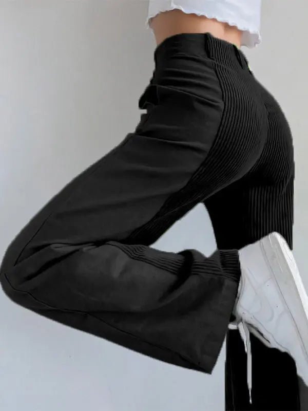 You Can't Sit With Us - Solid Corduroy Pants - Celeste    